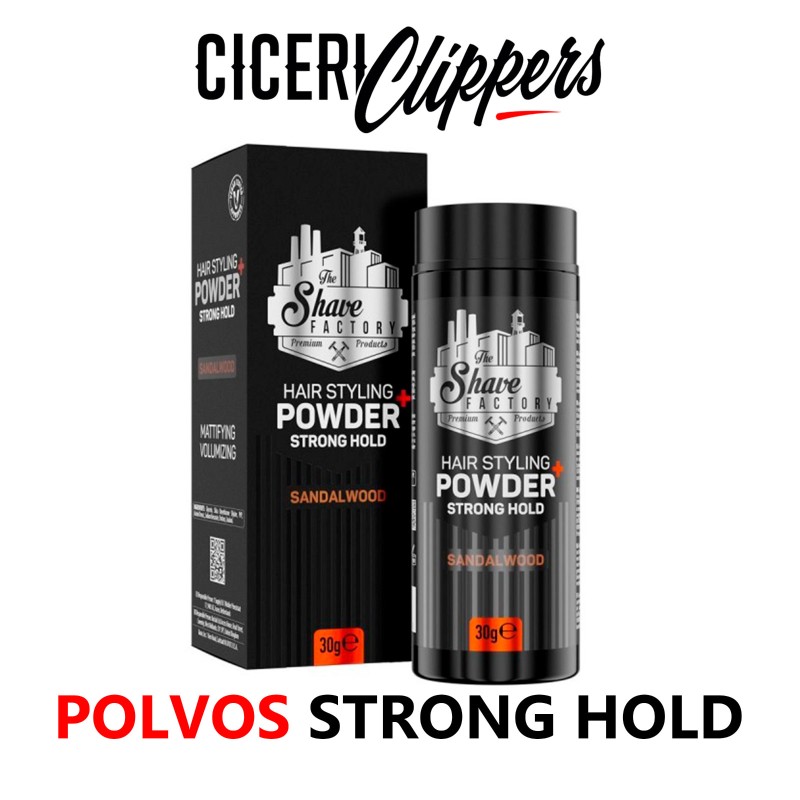 POLVOS TEXTURIZANTES STRONG HOLD SANDALWOOD 30gr. The Shave Factory.